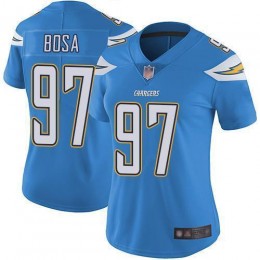Chargers #97 Joey Bosa Electric Blue Alternate Women's Stitched NFL Vapor Untouchable Limited Jersey