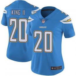 Los Angeles Chargers #20 Desmond King II Electric Blue Alternate Women's Stitched NFL Vapor Untouchable Limited Jersey