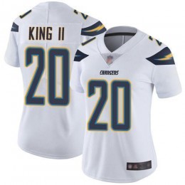 Los Angeles Chargers #20 Desmond King II White Women's Stitched NFL Vapor Untouchable Limited Jersey