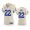 Los Angeles Los Angeles Rams #22 David Long Women's Super Bowl LVI Patch Game NFL Jersey-Bone Womens