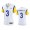 Los Angeles Los Angeles Rams #3 Odell Beckham Jr. Women's Alternate Game NFL Jersey-White Womens