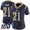 Los Angeles Rams #21 Aqib Talib Navy Blue Team Color Women's Stitched NFL 100th Season Vapor Limited Jersey