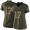 Rams #17 Baker Mayfield Green Women's Stitched NFL Limited 2015 Salute To Service Jersey