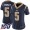 Rams #5 Jalen Ramsey Navy Blue Team Color Women's Stitched NFL 100th Season Vapor Limited Jersey