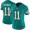 Miami Dolphins #11 DeVante Parker Aqua Green Alternate Women's Stitched NFL Vapor Untouchable Limited Jersey