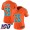 Miami Dolphins #25 Xavien Howard Orange Women's Stitched NFL Limited Inverted Legend 100th Season Jersey