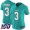 Miami Dolphins #3 Josh Rosen Aqua Green Team Color Women's Stitched NFL 100th Season Vapor Limited Jersey
