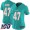 Miami Dolphins #47 Kiko Alonso Aqua Green Team Color Women's Stitched NFL 100th Season Vapor Limited Jersey