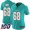 Miami Dolphins #68 Robert Hunt Aqua Green Team Color Women's Stitched NFL 100th Season Vapor Untouchable Limited Jersey