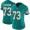 Miami Dolphins #73 Austin Jackson Aqua Green Alternate Women's Stitched NFL Vapor Untouchable Limited Jersey