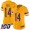 Minnesota Vikings #14 Stefon Diggs Gold Women's Stitched NFL Limited Inverted Legend 100th Season Jersey