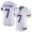 Minnesota Vikings #7 Patrick Peterson White Women's Stitched NFL Vapor Untouchable Limited Jersey