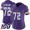 Minnesota Vikings #72 Ezra Cleveland Purple Team Color Women's Stitched NFL 100th Season Vapor Untouchable Limited Jersey