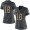 Vikings #18 Justin Jefferson Black Women's Stitched NFL Limited 2016 Salute To Service Jersey