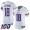 Vikings #18 Justin Jefferson White Women's Stitched NFL 100th Season Vapor Untouchable Limited Jersey
