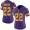 Vikings #22 Harrison Smith Purple Women's Stitched NFL Limited Rush Jersey