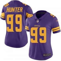 Vikings #99 Danielle Hunter Purple Women's Stitched NFL Limited Rush Jersey