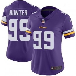 Vikings #99 Danielle Hunter Purple Team Color Women's Stitched NFL Vapor Untouchable Limited Jersey