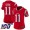 New England Patriots #11 Drew Bledsoe Red Women's Stitched NFL Limited Inverted Legend 100th Season Jersey