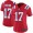 New England Patriots #17 Antonio Brown Red Alternate Women's Stitched NFL Vapor Untouchable Limited Jersey