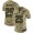 New England Patriots #25 Terrence Brooks Camo Women's Stitched NFL Limited 2018 Salute to Service Jersey