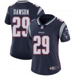 New England Patriots #29 Duke Dawson Navy Blue Team Color Women's Stitched NFL Vapor Untouchable Limited Jersey