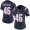 New England Patriots #46 James Develin Navy Blue Women's Stitched NFL Limited Rush Jersey