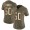 New England Patriots #50 Chase Winovich Olive/Gold Women's Stitched NFL Limited 2017 Salute to Service Jersey