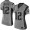Patriots #12 Tom Brady Gray Women's Stitched NFL Limited Gridiron Gray Jersey
