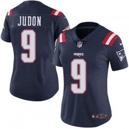 Patriots #9 Matt Judon Navy Blue Women's Stitched NFL Limited Rush Jersey