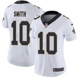 New Orleans Saints #10 Tre'Quan Smith White Women's Stitched NFL Vapor Untouchable Limited Jersey