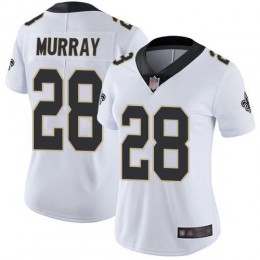 New Orleans Saints #28 Latavius Murray White Women's Stitched NFL Vapor Untouchable Limited Jersey