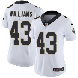 New Orleans Saints #43 Marcus Williams White Women's Stitched NFL Vapor Untouchable Limited Jersey