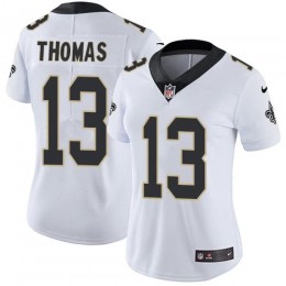 Saints #13 Michael Thomas White Women's Stitched NFL Vapor Untouchable Limited Jersey