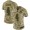 Saints #4 Derek Carr Camo Women's Stitched NFL Limited 2018 Salute To Service Jersey
