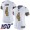 Saints #4 Derek Carr White Women's Stitched NFL Limited Rush 100th Season Jersey