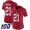 New York Giants #21 Jabrill Peppers Red Alternate Women's Stitched NFL 100th Season Vapor Limited Jersey