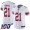 New York Giants #21 Jabrill Peppers White Women's Stitched NFL 100th Season Vapor Limited Jersey