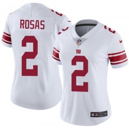 New York Giants #2 Aldrick Rosas White Women's Stitched NFL Vapor Untouchable Limited Jersey