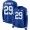 New York Giants #29 Xavier McKinney Royal Blue Team Color Women's Stitched NFL Limited Therma Long Sleeve Jersey