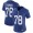 New York Giants #78 Andrew Thomas Royal Blue Team Color Women's Stitched NFL Vapor Untouchable Limited Jersey