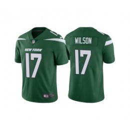 Men's Youth Women's New York Jets #17 Garrett Wilson 2022 Green Vapor Untouchable Limited Stitched Jersey