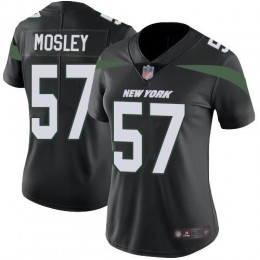 Jets #57 C.J. Mosley Black Alternate Women's Stitched NFL Vapor Untouchable Limited Jersey