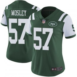 Jets #57 C.J. Mosley Green Team Color Women's Stitched NFL Vapor Untouchable Limited Jersey