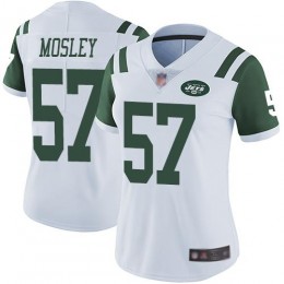Jets #57 C.J. Mosley White Women's Stitched NFL Vapor Untouchable Limited Jersey