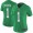 Eagles #1 Jalen Hurts Green Women's Stitched NFL Limited Rush Jersey