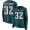 Eagles #32 Reed Blankenship Green Team Color Women's Stitched NFL Limited Therma Long Sleeve Jersey