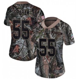 Eagles #55 Brandon Graham Camo Women's Stitched NFL Limited Rush Realtree Jersey