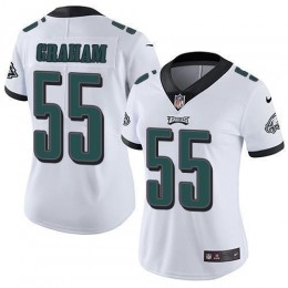 Eagles #55 Brandon Graham White Women's Stitched NFL Vapor Untouchable Limited Jersey