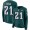 Philadelphia Eagles #21 Jalen Mills Green Team Color Women's Stitched NFL Limited Therma Long Sleeve Jersey